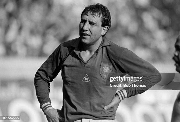 Jean-Luc Joinel of France during the Rugby Union International match against England held at the Parc des Princes, Paris on 15th March 1986. France...