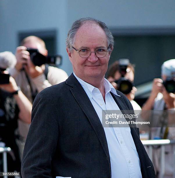 Jim Broadbent arrives at the palias de festival on May 15, 2010 in Cannes, France.