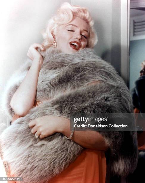 Actress Marilyn Monroe in a scene from the film "Gentlemen Prefer Blondes' in December 1952 in Los Angeles, California. .