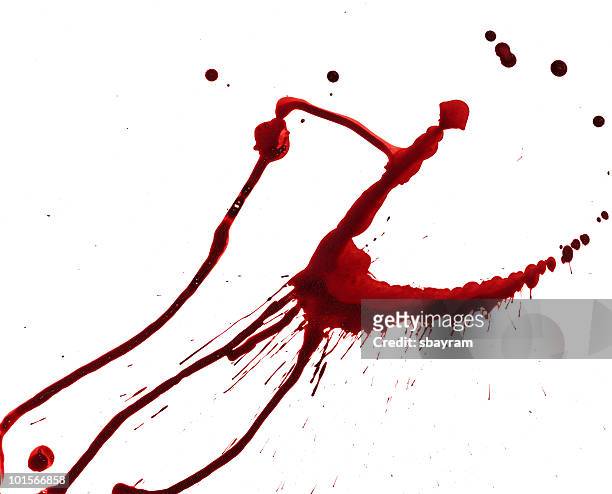 blood splatters - human blood stock illustrations