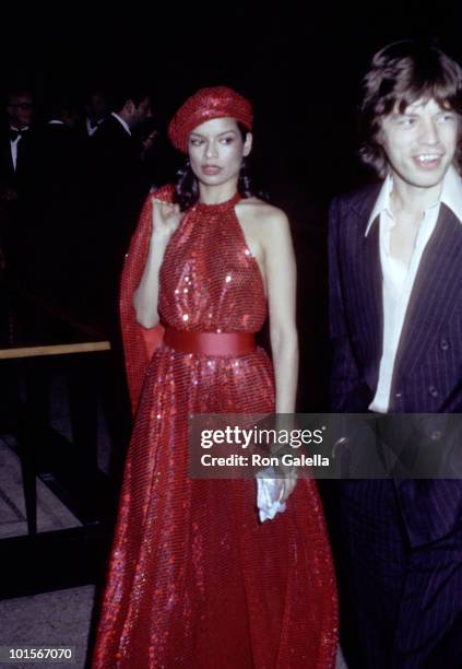 Bianca Jagger and Mick Jagger