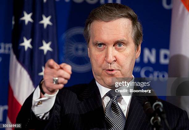 William Cohen, former U.S. Secretary of defense, speaks at the U.S.-India Business Council meeting in Washington, D.C., U.S., on Tuesday, June 2,...