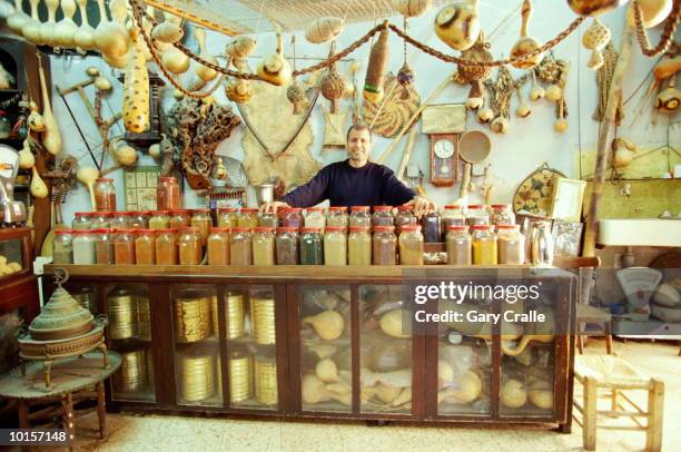 spice merchant, akko, israel - spice store stock pictures, royalty-free photos & images