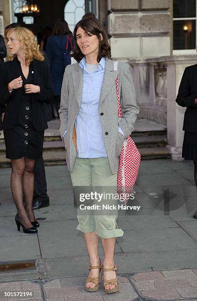 Bella Freud attends the Maison Martin Margiela '20' Exhibition at Somerset House on June 2, 2010 in London, England.