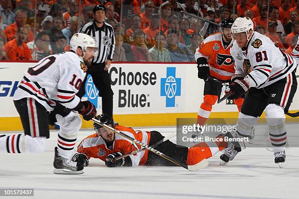 Stanley Cup Finals - Chicago Blackhawks v Philadelphia Flyers - Game..., Nieuwsfoto's