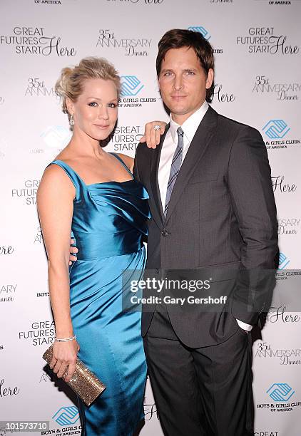 Actress Jennie Garth and actor Peter Facinelli attend the 2010 Boys and Girls Clubs of America's Chairman's Gala at The Waldorf Astoria on June 2,...