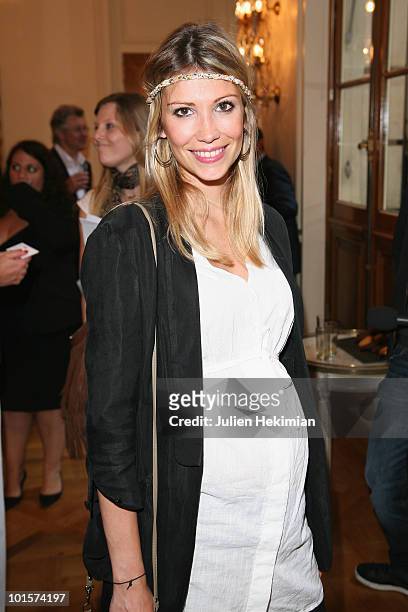 Alexandra Rosenfeld attends the Miss France Election new organisation at Hotel Crillon on June 2, 2010 in Paris, France.