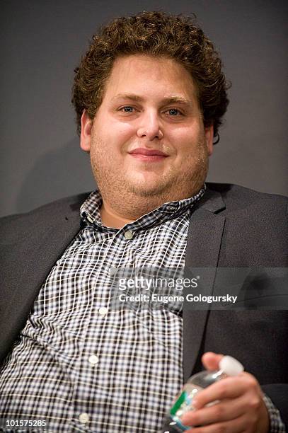 Actor Jonah Hill attends Meet The Actors: "Get Him To The Greek" at the Apple Store Soho on June 2, 2010 in New York City.