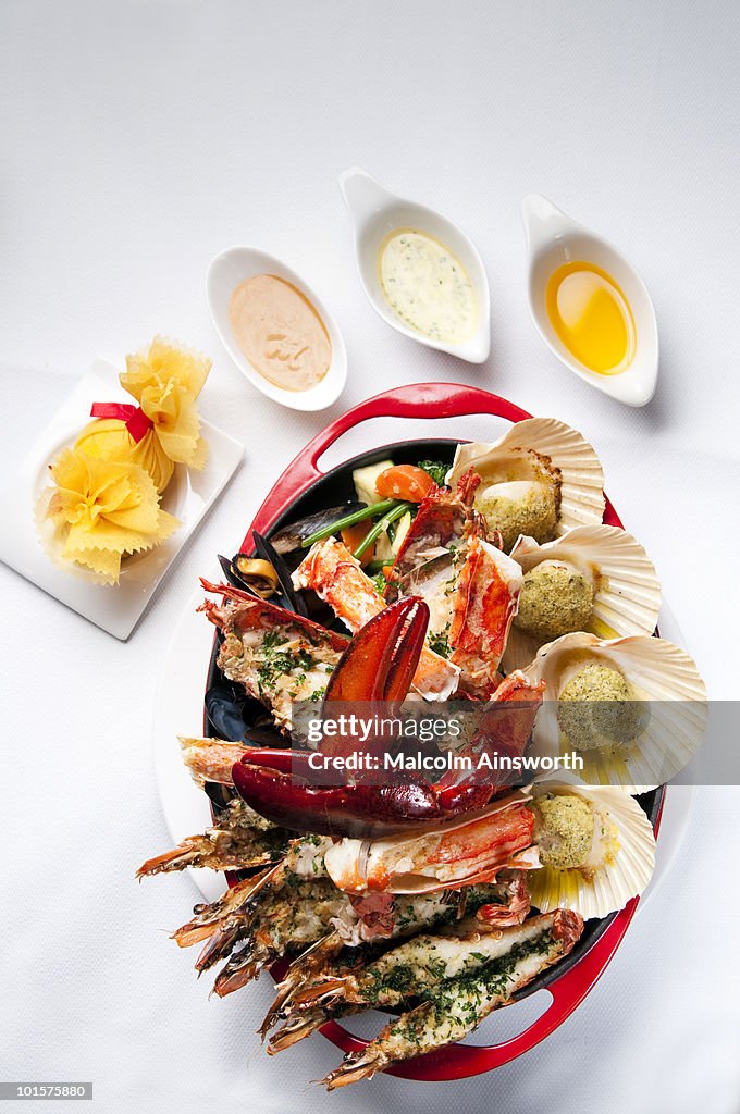 Barbecued Seafood Platter