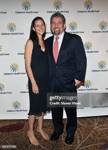 Kristin Dolan and James L. Dolan attend the 2010 Children's Health Fund Benefit Gala at The Hilton New York on June 2, 2010 in New York City.