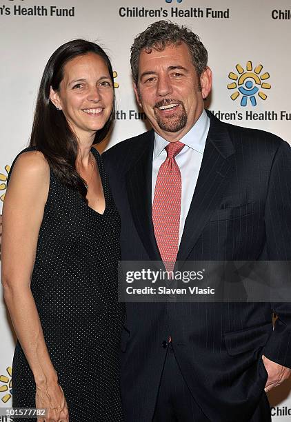 Kristin Dolan and James L. Dolan attend the 2010 Children's Health Fund Benefit Gala at The Hilton New York on June 2, 2010 in New York City.