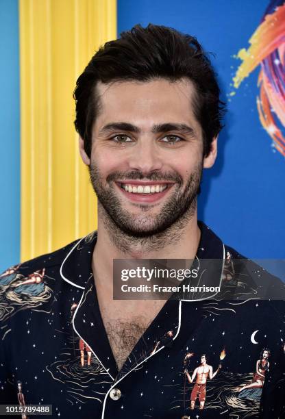 Matthew Daddario attends FOX's Teen Choice Awards at The Forum on August 12, 2018 in Inglewood, California.