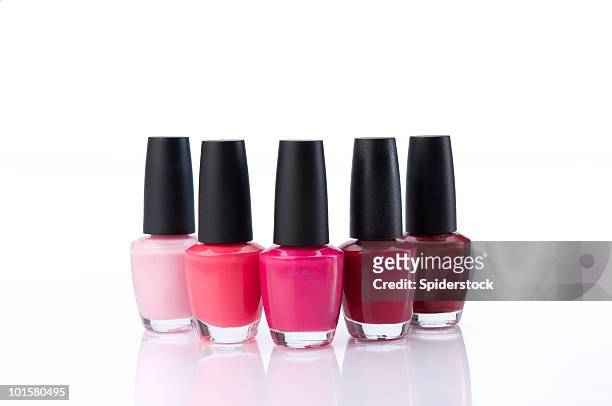 nail polish grouping - nail polish stock pictures, royalty-free photos & images
