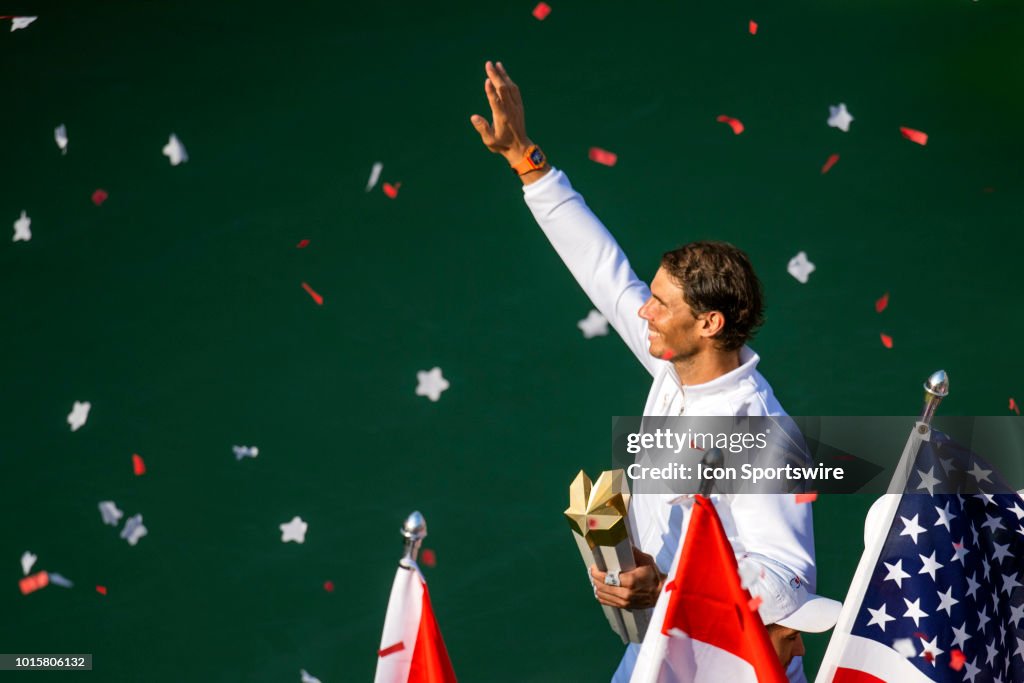 TENNIS: AUG 12 Rogers Cup  MEN'S SINGLES FINAL