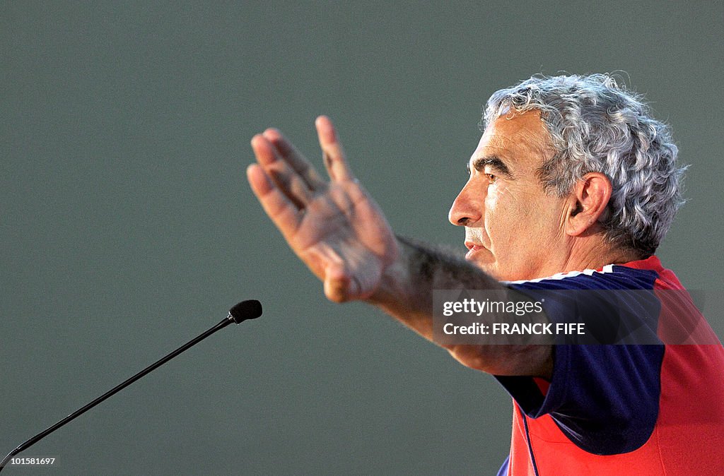 French football national team's coach Ra