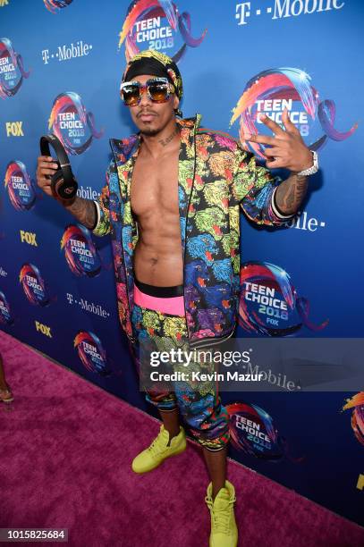 Nick Cannon attends FOX's Teen Choice Awards at The Forum on August 12, 2018 in Inglewood, California.