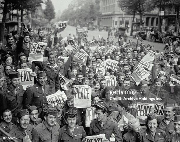 american service men and women - seconde guerre mondiale photos et images de collection