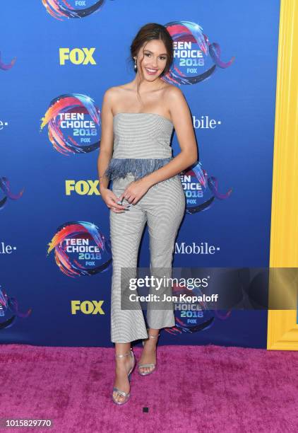 Ronni Hawk attends FOX's Teen Choice Awards at The Forum on August 12, 2018 in Inglewood, California.