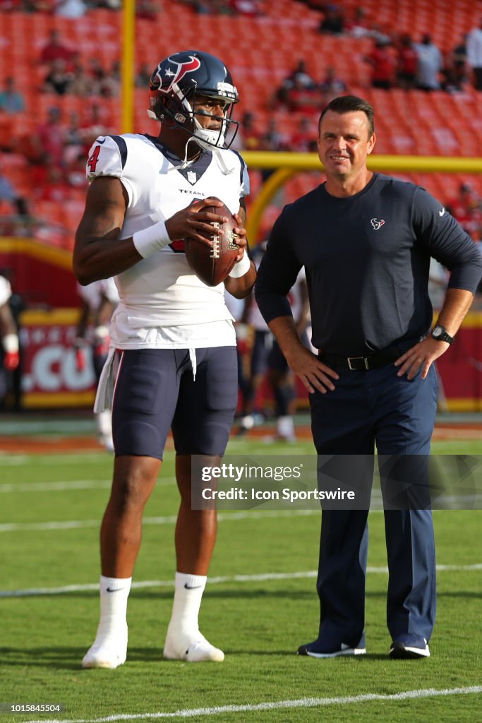 NFL: AUG 09 Preseason - Texans at Chiefs