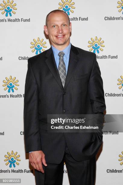 Former NY Ranger Adam Graves attends the 2010 Children's Health Fund Benefit Gala at The Hilton New York on June 2, 2010 in New York City.