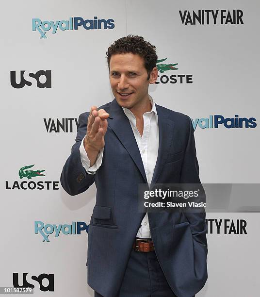 Actor Mark Feuerstein of USA Network's "Royal Pains" attends the "Royal Pains Summer Shirt Exchange" benefitting "Doctors Without Borders" in Greeley...