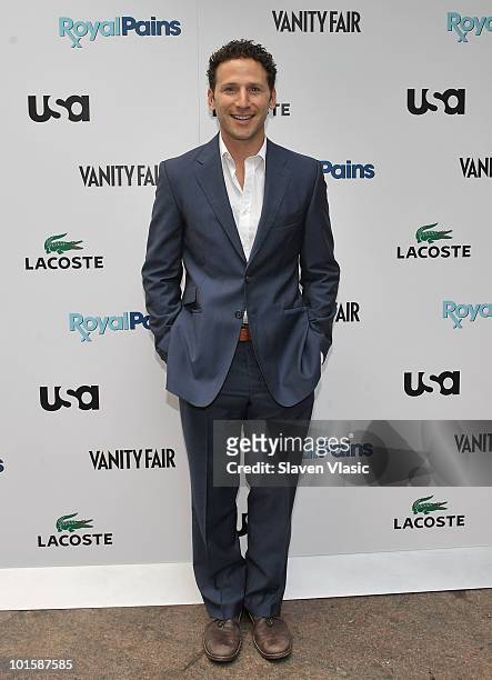 Actor Mark Feuerstein of USA Network's "Royal Pains" attends the "Royal Pains Summer Shirt Exchange" benefitting "Doctors Without Borders" in Greeley...