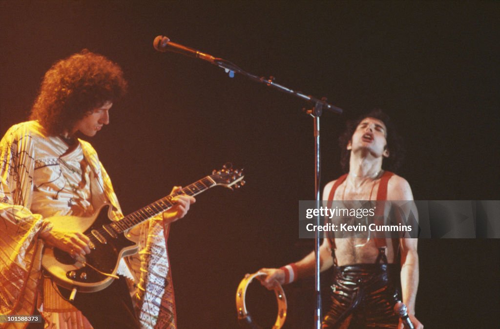 Queen On Stage In Manchester