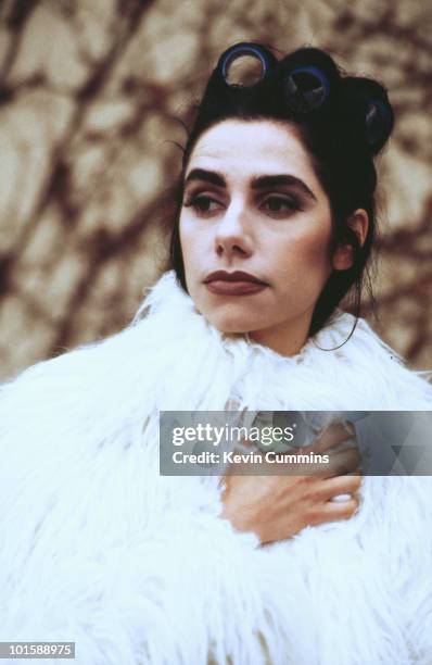 English singer-songwriter and guitarist PJ Harvey, Dorset, January 1995.