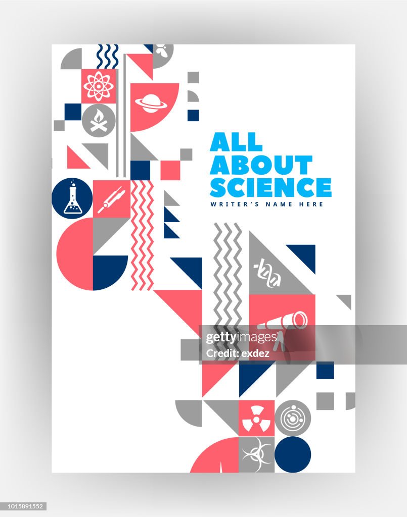 Science Design Cover Study Guide Science Cover With Shape Design High-Res Vector Graphic - Getty Images