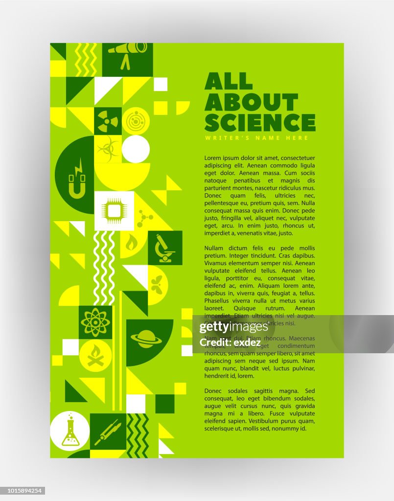Science 6 Page Design Science Page With Shape Design High-Res Vector Graphic - Getty Images