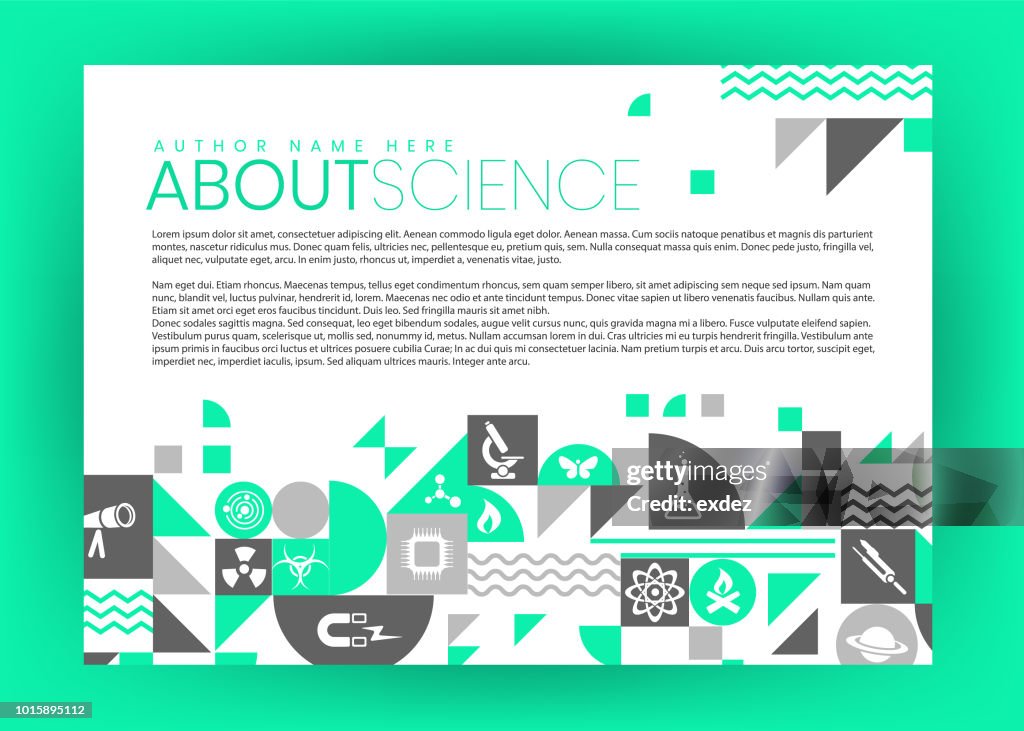 Science 6 Page Design Science Page With Shape Design High-Res Vector Graphic - Getty Images