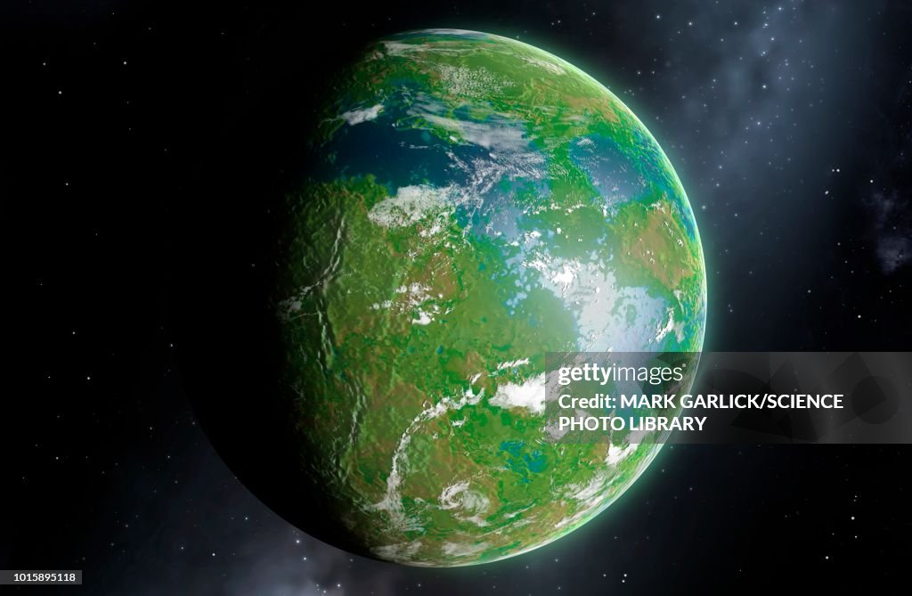 Terraformed Venus, illustration