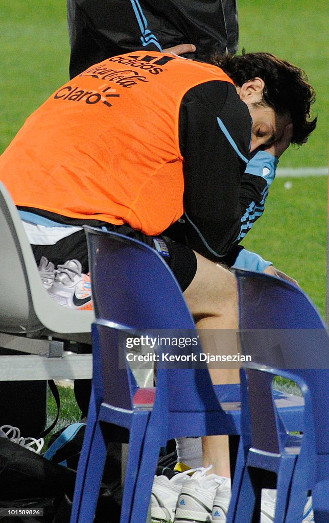 Argentina Training & Press Conference - 2010 FIFA World Cup