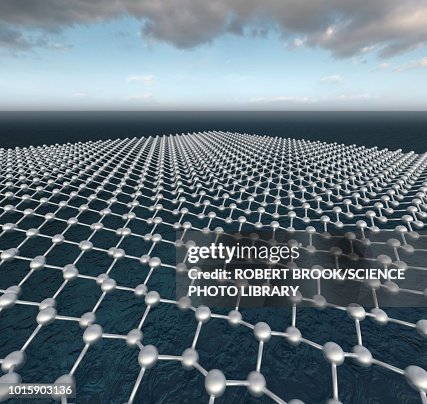 Stanene Layer Of Stanene With Buckled Structure Illustration High-Res Vector ...