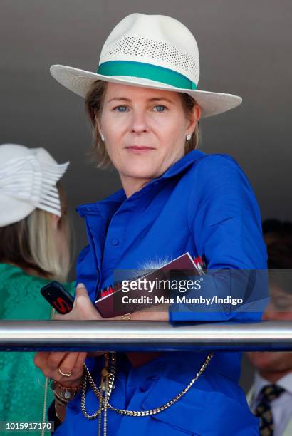 Serena, Countess of Snowdon attends day 3 'Ladies Day' of the Qatar Goodwood Festival 2018 at Goodwood Racecourse on August 2, 2018 in Chichester,...