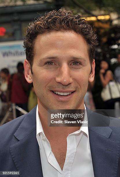 Actor Mark Feuerstein of USA Network's "Royal Pains" attends the "Royal Pains Summer Shirt Exchange" to benefit "Doctors Without Borders" in Greeley...