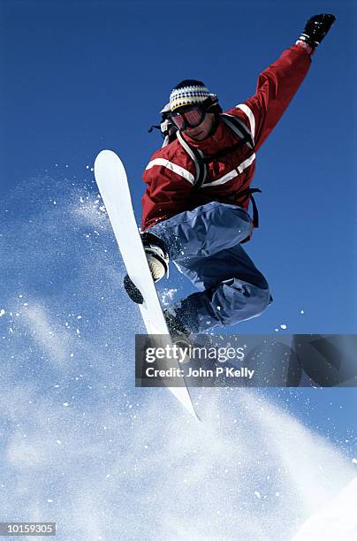 man snowboarding, breckenridge - snowboarder stock pictures, royalty-free photos & images