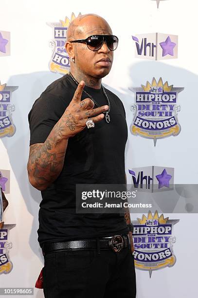 Rapper Baby Bryan Williamsattends 2010 VH1 Hip Hop Honors at Hammerstein Ballroom on June 3, 2010 in New York, New York.