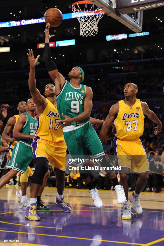 NBA Finals Game 1:  Boston Celtics v Los Angeles Lakers
