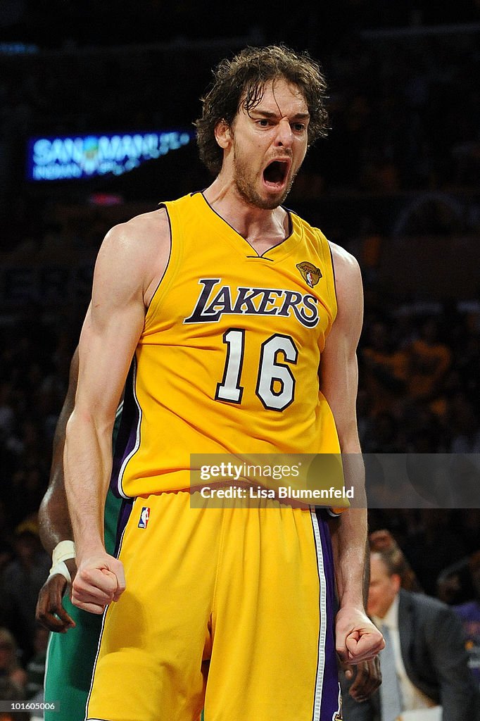 NBA Finals Game 1:  Boston Celtics v Los Angeles Lakers