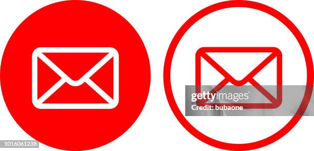 closed email envelope icon - white envelope stock illustrations