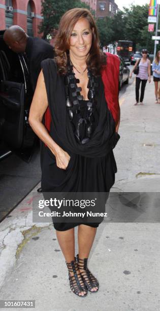 Donna Karan attends the 7th annual Wayuu Taya Foundation Gala at the Stephen Weiss Studio on June 3, 2010 in New York City.