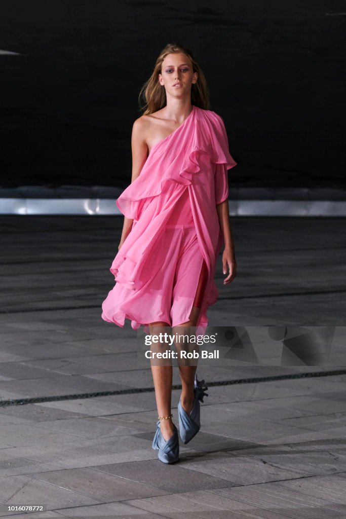A model on the runway for Charlotte Eskildsen / Designers Remix... News ...
