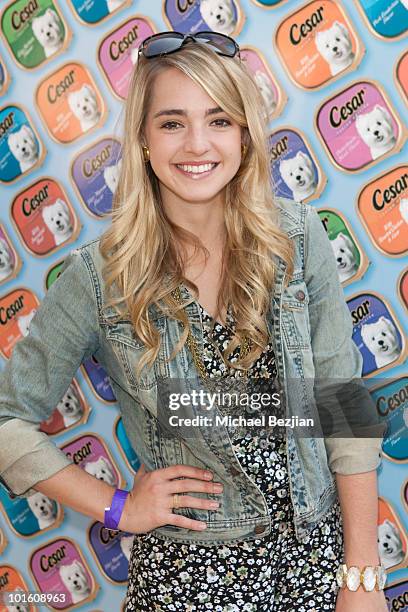 Actress Katelyn Traver attends Cesar Canine Cuisine at Kari Feinstein MTV Movie Awards Style Lounge-Day 1 at Montage Beverly Hills on June 3, 2010 in...