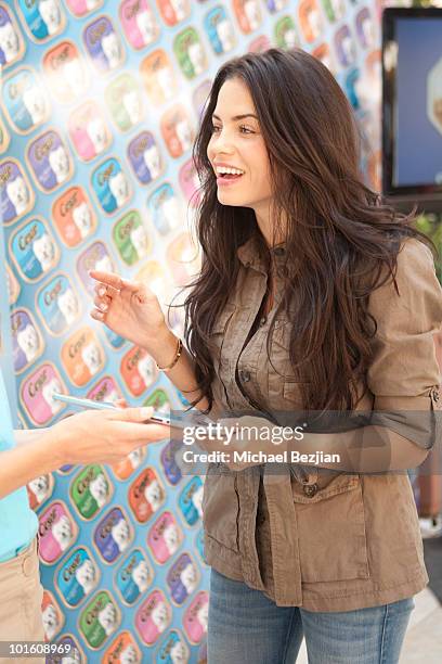 Actress Jenna Dewan attends Cesar Canine Cuisine at Kari Feinstein MTV Movie Awards Style Lounge-Day 1 at Montage Beverly Hills on June 3, 2010 in...