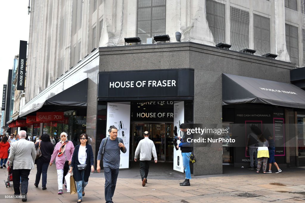 House Of Fraser In Central London