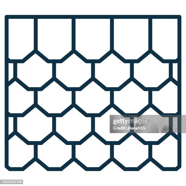 thin line home improvement diy icon - home siding stock illustrations