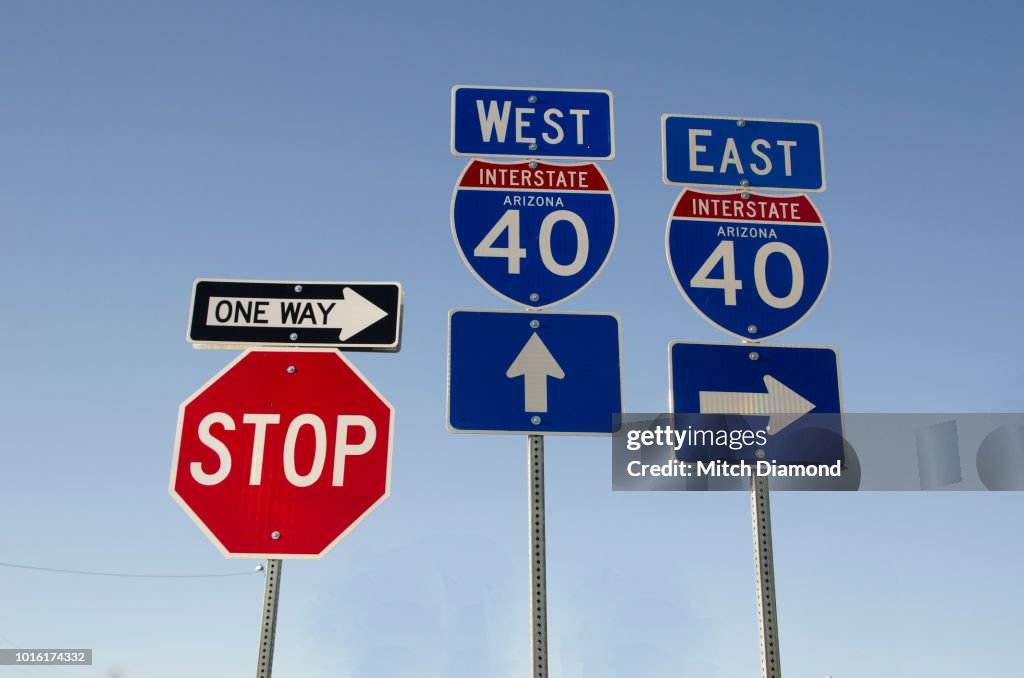 Interstate 40 Sign