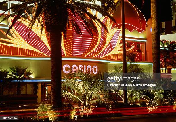 las vegas boulevard, the strip, casinos - las vegas casino stock pictures, royalty-free photos & images