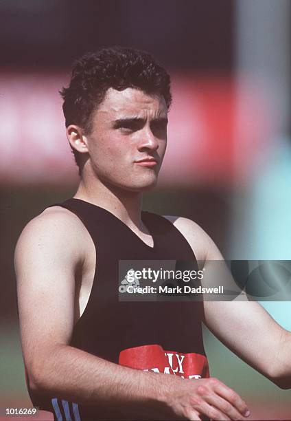 New Recruit Rhyce Shaw participates in a drill, at Collingwood Pre Season training session, held at Victoria Park, Melbourne, Australia. Mandatory...